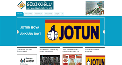 Desktop Screenshot of gedikogluyapi.com
