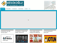 Tablet Screenshot of gedikogluyapi.com